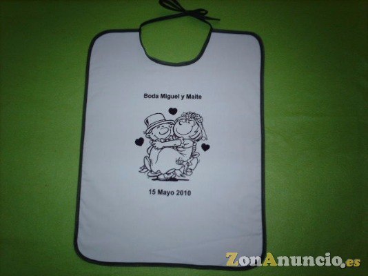 Detalle original boda baberos / venta toda España